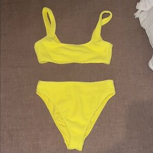 Bright Yellow Bikini Set